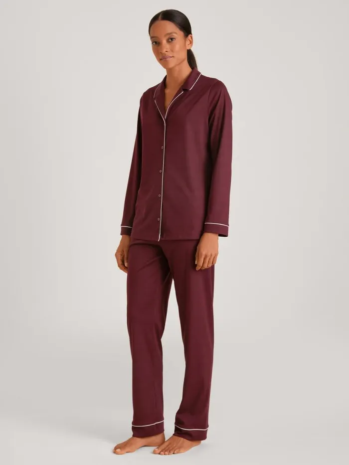 CALIDA Pyjamas Pyjama Buttoned English Red 8211 Women