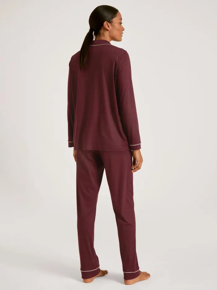 CALIDA Pyjamas Pyjama Buttoned English Red 8211 Women