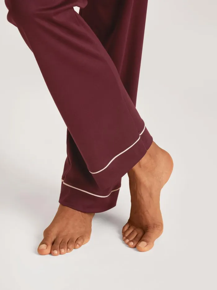CALIDA Pyjamas Pyjama Buttoned English Red 8211 Women