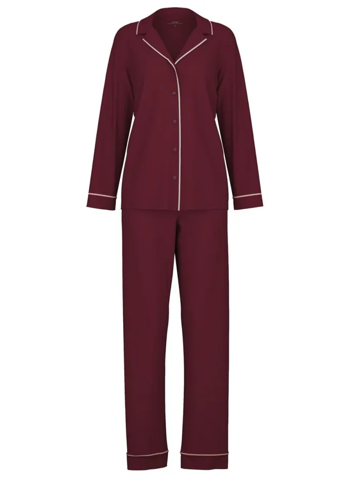 CALIDA Pyjamas Pyjama Buttoned English Red 8211 Women