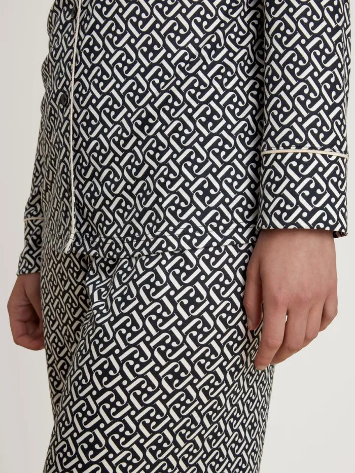 CALIDA Pyjamas Pyjama Buttoned Schwarz 8211 Women
