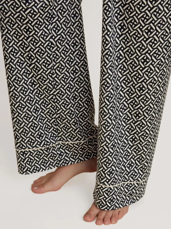 CALIDA Pyjamas Pyjama Buttoned Schwarz 8211 Women