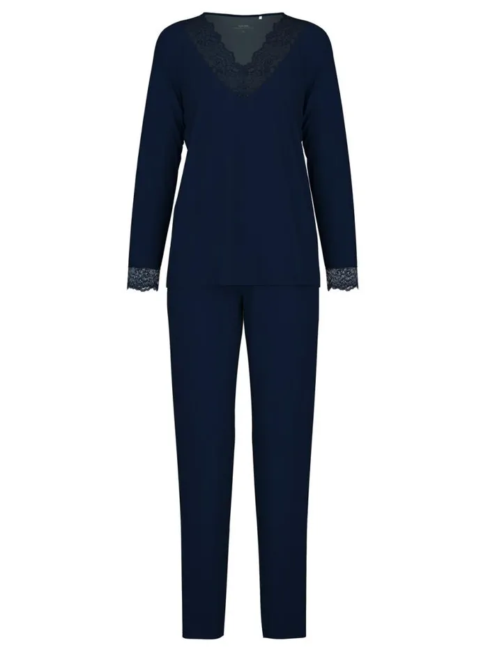 CALIDA Pyjamas Pyjama Dark Lapis Blue 8211 Women