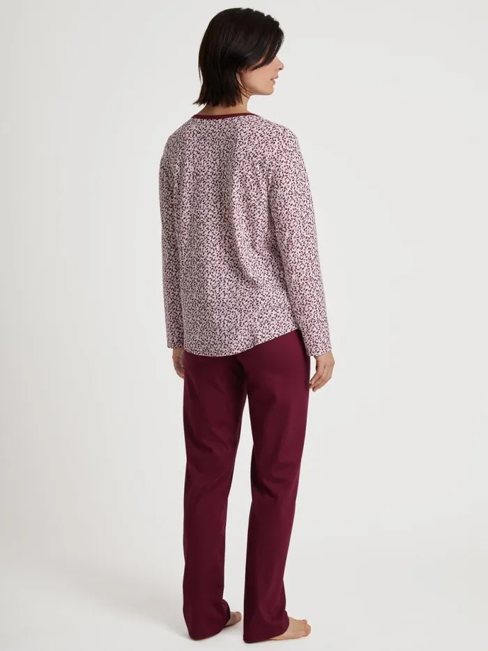 CALIDA Pyjamas Pyjama English Red 8211 Women