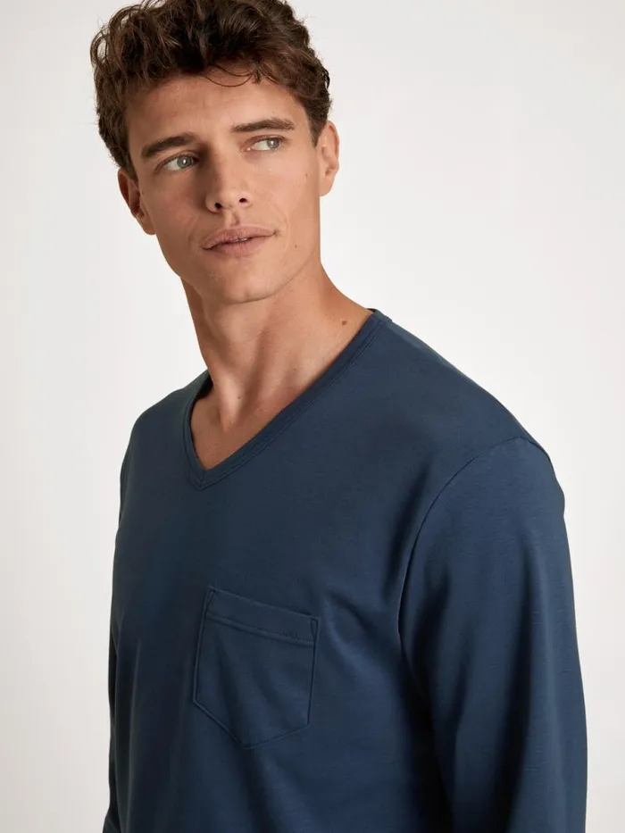 CALIDA Pyjamas Pyjama Insignia Blue 8211 Men