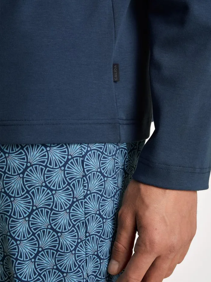 CALIDA Pyjamas Pyjama Insignia Blue 8211 Men