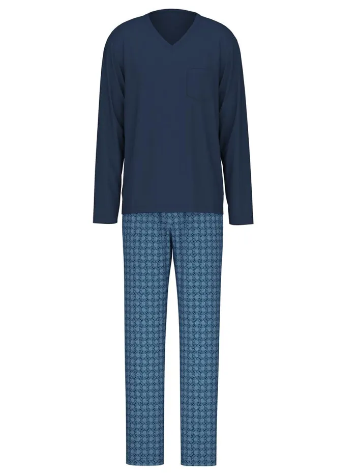 CALIDA Pyjamas Pyjama Insignia Blue 8211 Men