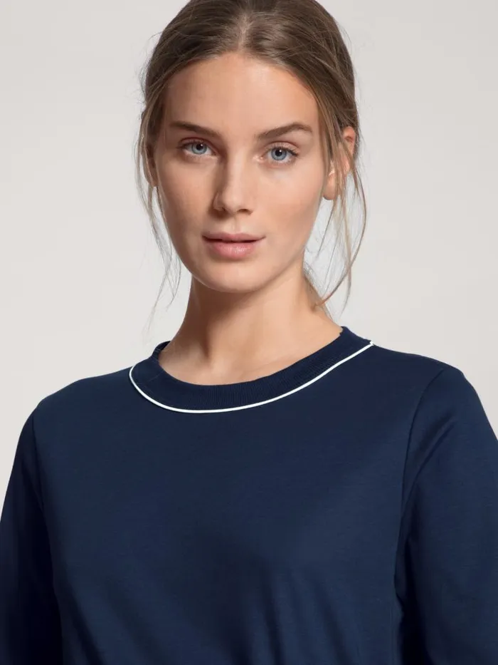 CALIDA Pyjamas Pyjama Peacoat Blue 8211 Women