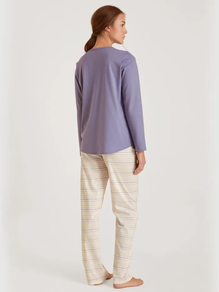 CALIDA Pyjamas Pyjama Provence Blue 8211 Women