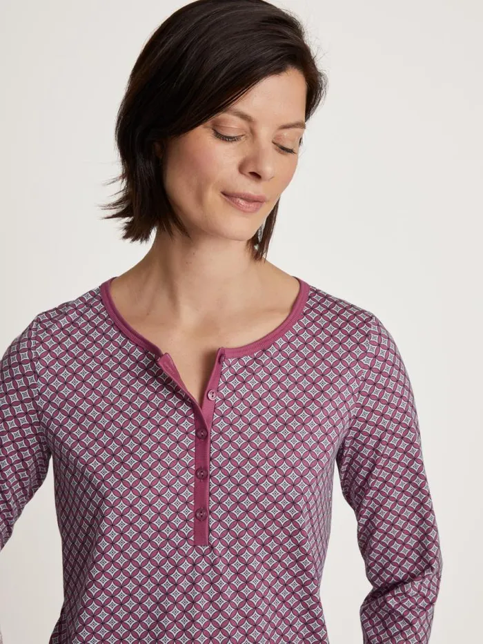 CALIDA Pyjamas Pyjama Red Violet 8211 Women