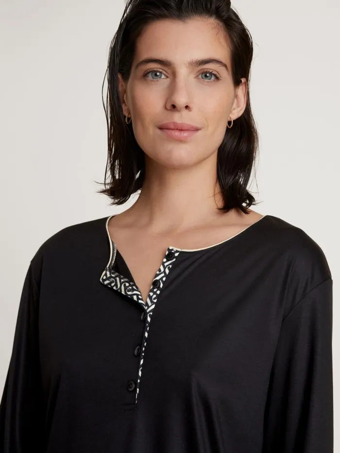 CALIDA Pyjamas Pyjama Schwarz 8211 Women