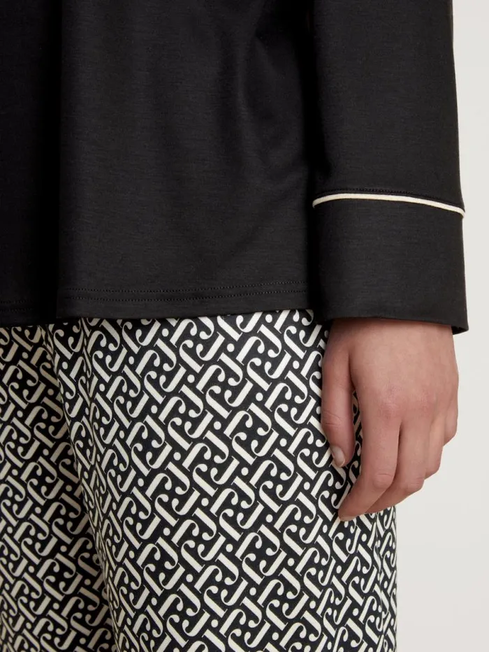 CALIDA Pyjamas Pyjama Schwarz 8211 Women