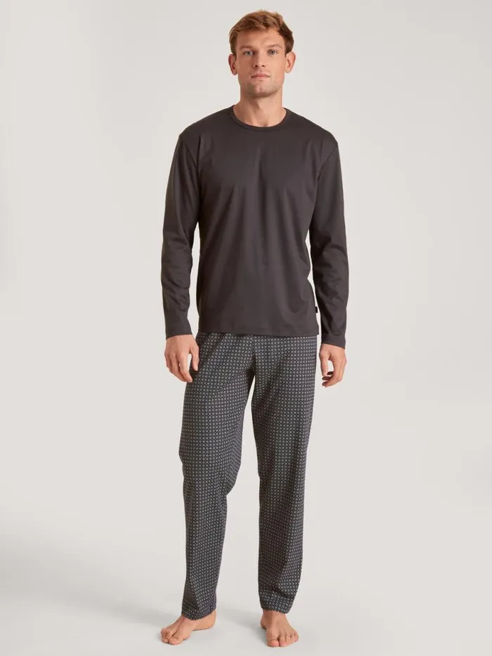 CALIDA Pyjamas Pyjama Shale Grey 8211 Men