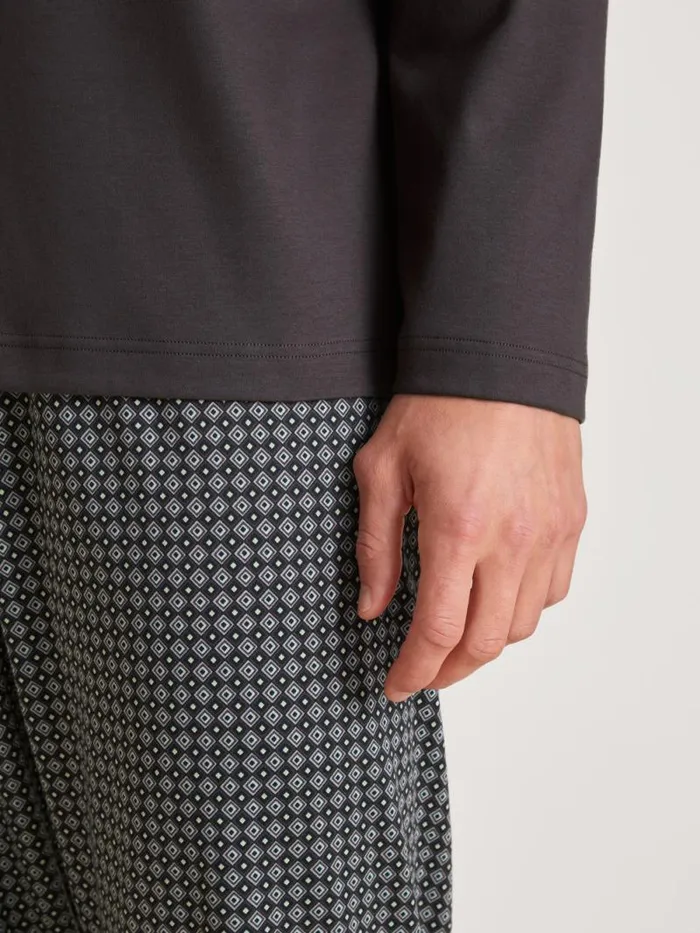 CALIDA Pyjamas Pyjama Shale Grey 8211 Men