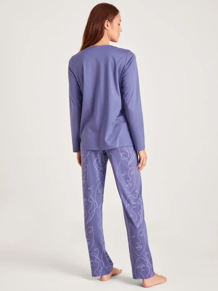 CALIDA Pyjamas Pyjama Twilight Purple 8211 Women