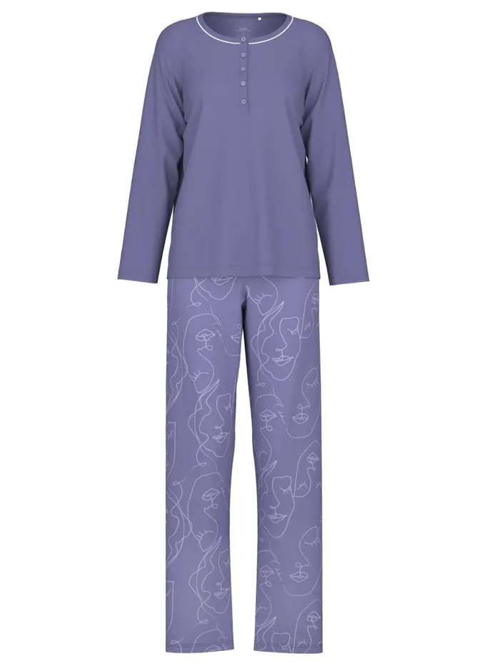 CALIDA Pyjamas Pyjama Twilight Purple 8211 Women