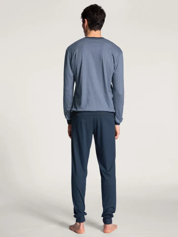 CALIDA Pyjamas Pyjama With Cuff Indigo Mood 8211 Men