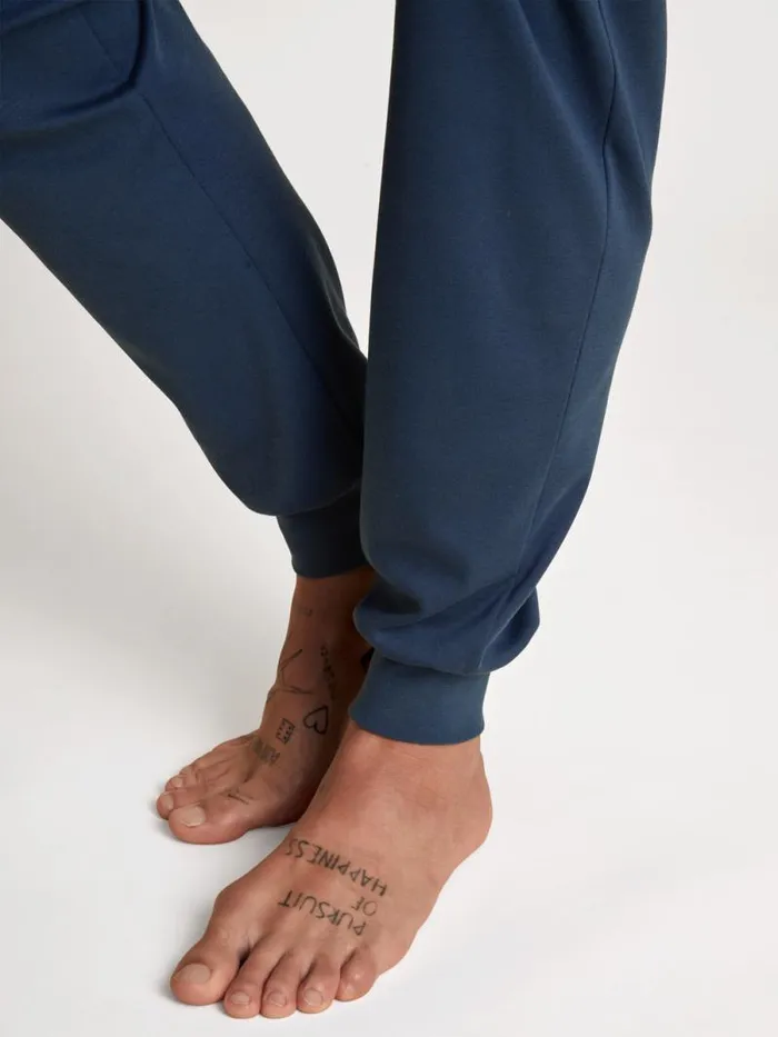 CALIDA Pyjamas Pyjama With Cuff Insignia Blue 8211 Men