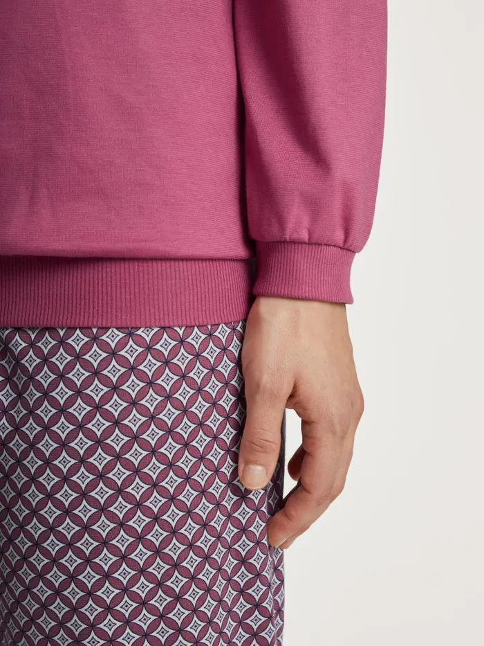 CALIDA Pyjamas Pyjama With Cuff Red Violet 8211 Women