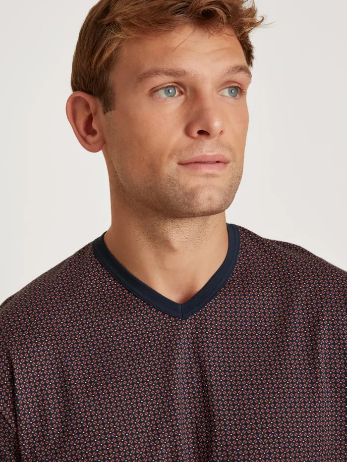 CALIDA Pyjamas Pyjama With Cuff Redwood 8211 Men