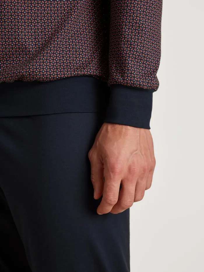 CALIDA Pyjamas Pyjama With Cuff Redwood 8211 Men
