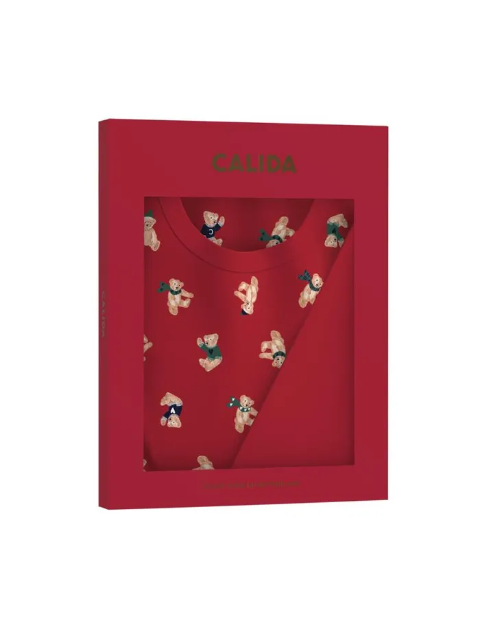 CALIDA Pyjamas Pyjama With Cuff Rio Red 8211 Women