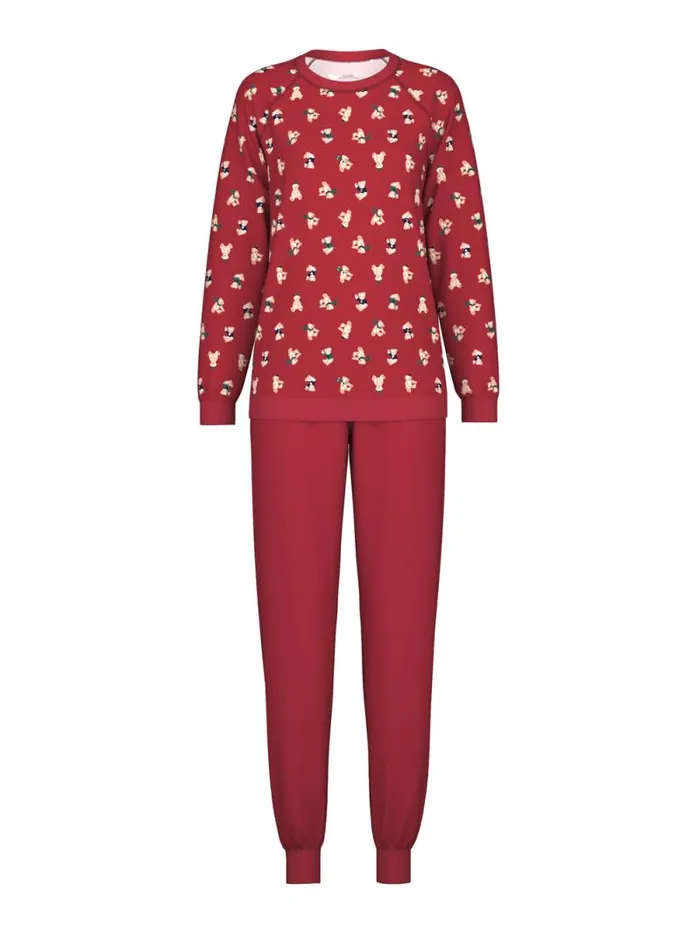 CALIDA Pyjamas Pyjama With Cuff Rio Red 8211 Women