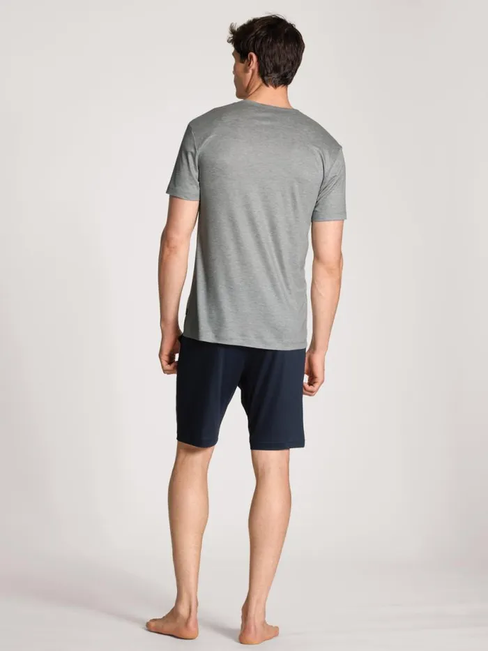 CALIDA Pyjamas Short Pyjama Cradle To Cradle Certified Gravel Mel 8211 Men