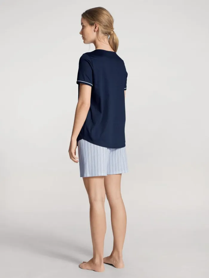 CALIDA Pyjamas Short Pyjama Peacoat Blue 8211 Women