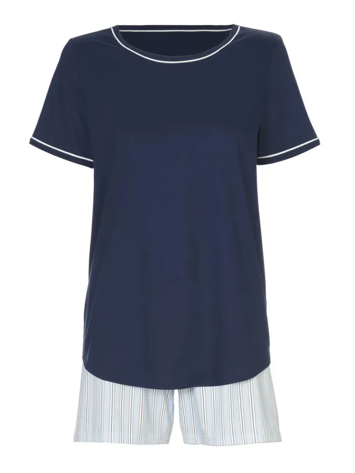 CALIDA Pyjamas Short Pyjama Peacoat Blue 8211 Women