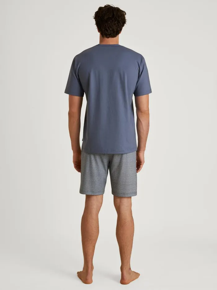 CALIDA Pyjamas Short Pyjama Vintage Indigo 8211 Men
