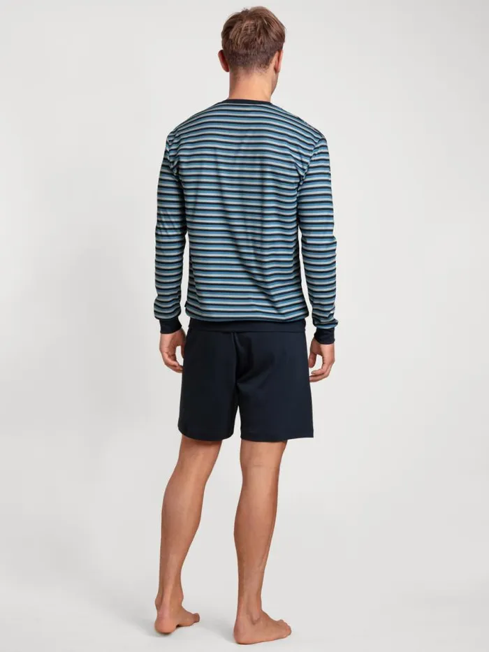 CALIDA Pyjamas Short Pyjamas Azurit Blue 8211 Men