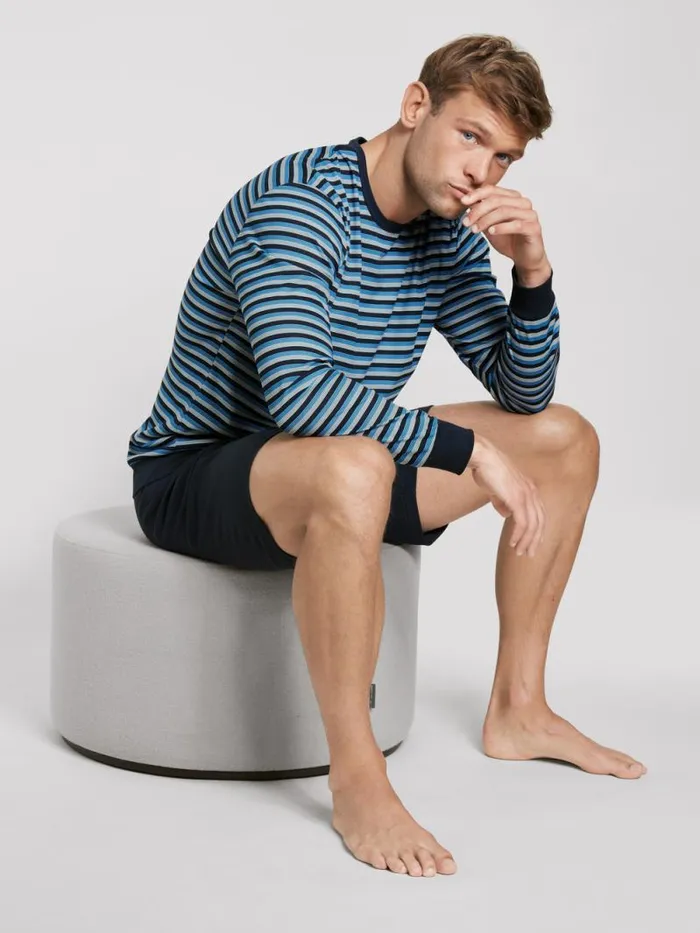 CALIDA Pyjamas Short Pyjamas Azurit Blue 8211 Men