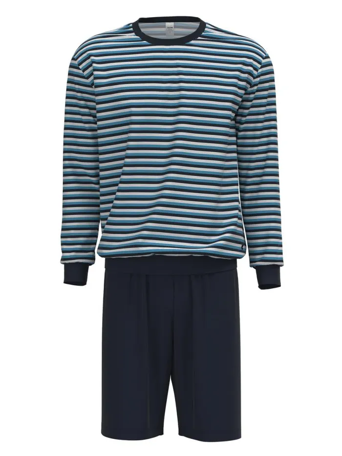 CALIDA Pyjamas Short Pyjamas Azurit Blue 8211 Men
