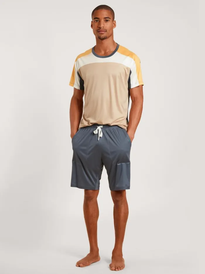 CALIDA Pyjamas Short Pyjamas Cradle To Cradle Certified Irish Cream 8211 Men