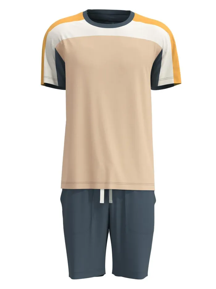 CALIDA Pyjamas Short Pyjamas Cradle To Cradle Certified Irish Cream 8211 Men