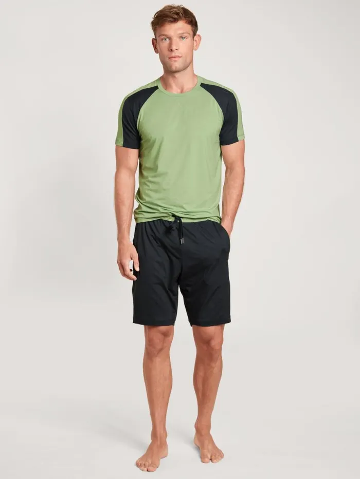 CALIDA Pyjamas Short Pyjamas Iris Green 8211 Men