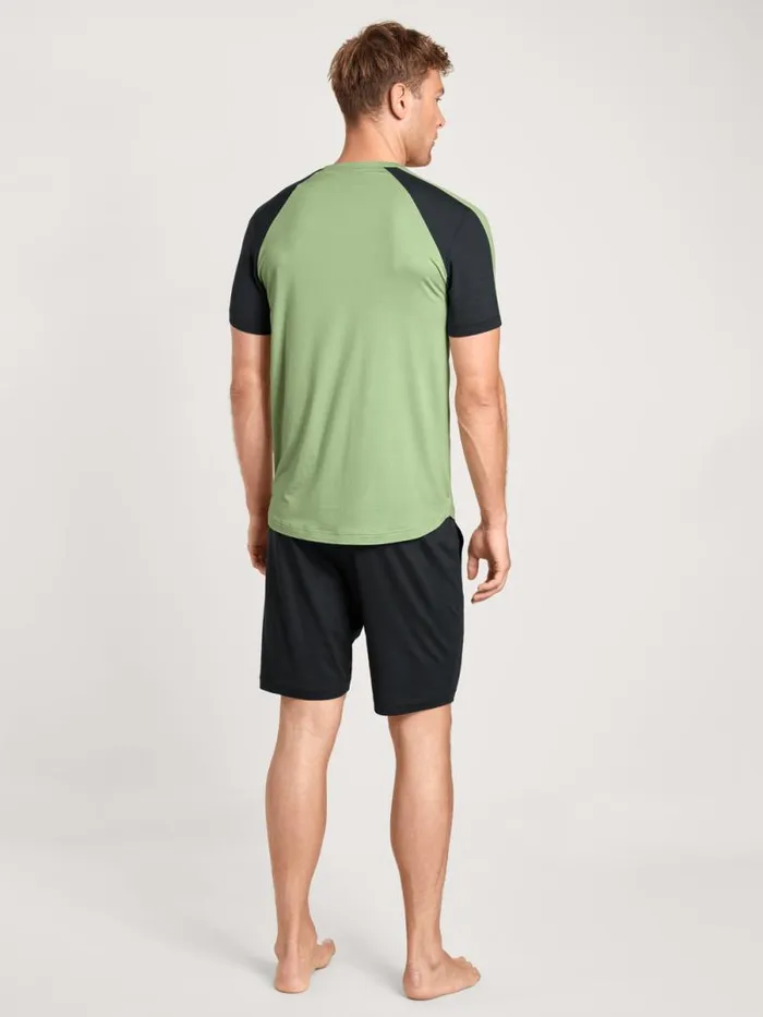 CALIDA Pyjamas Short Pyjamas Iris Green 8211 Men