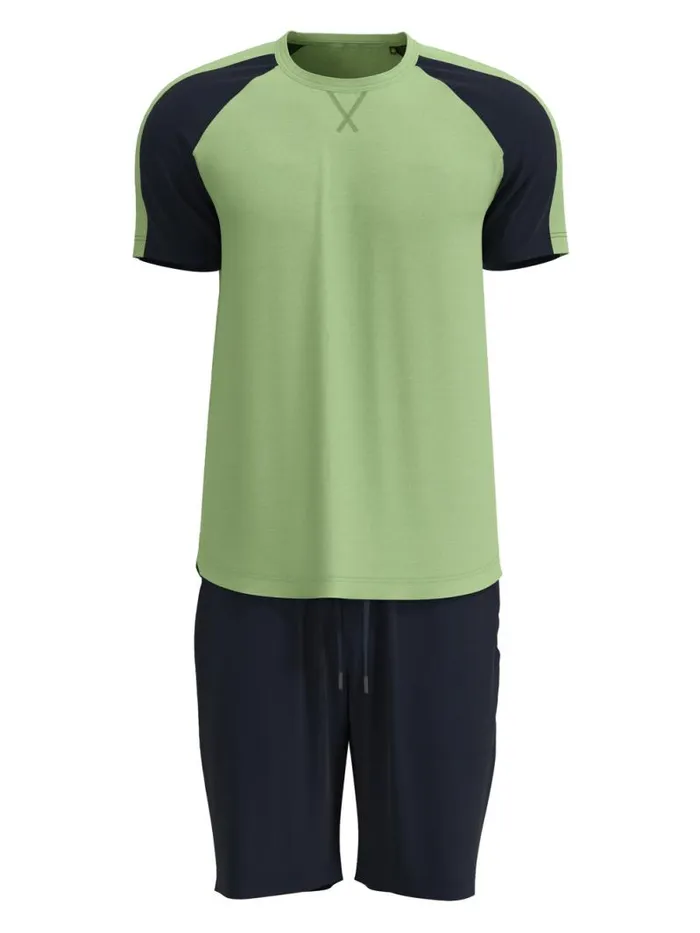 CALIDA Pyjamas Short Pyjamas Iris Green 8211 Men