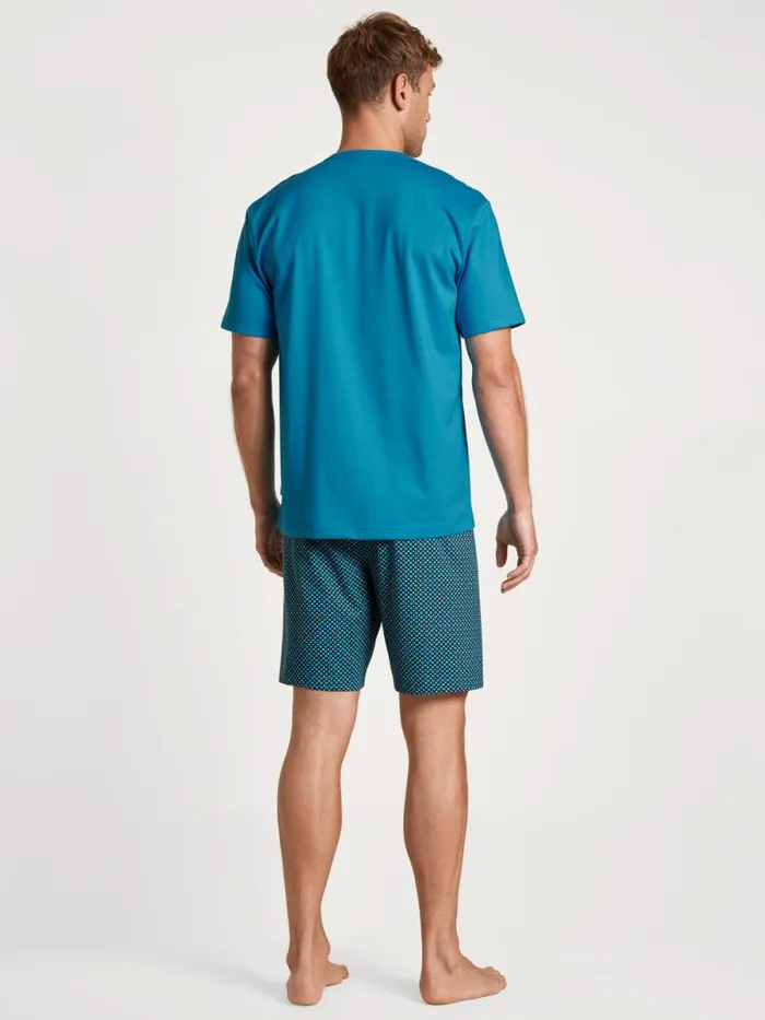 CALIDA Pyjamas Short Pyjamas Malibu Blue 8211 Men