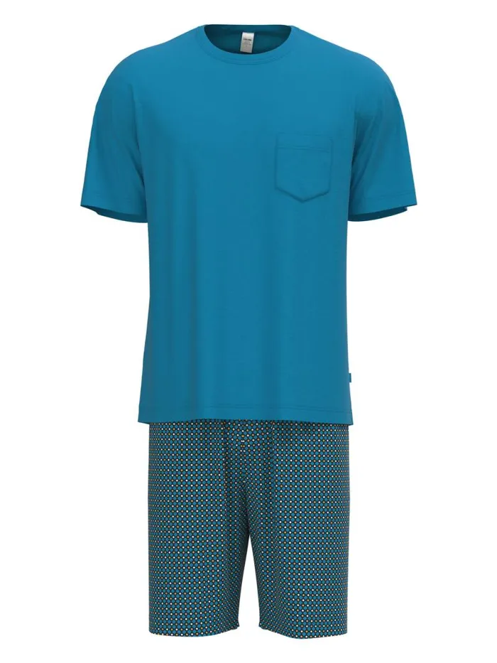 CALIDA Pyjamas Short Pyjamas Malibu Blue 8211 Men