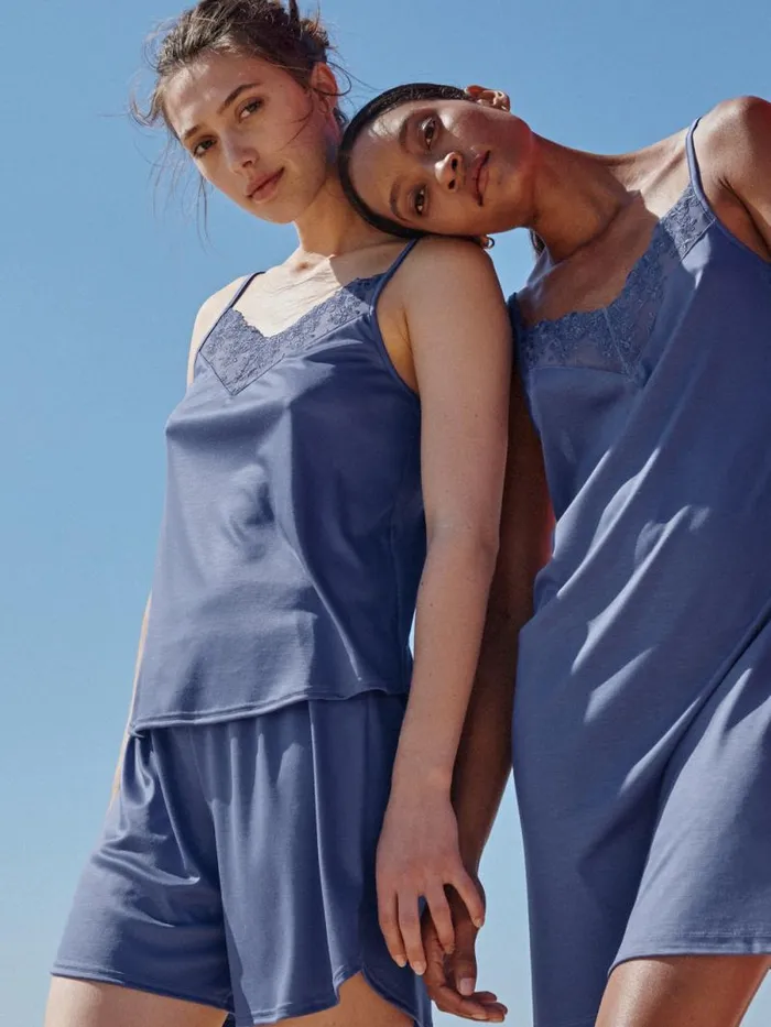 CALIDA Pyjamas Short Pyjamas Marine Water Blue 8211 Women