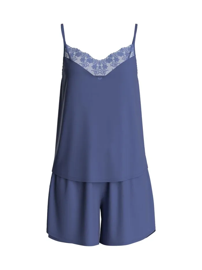 CALIDA Pyjamas Short Pyjamas Marine Water Blue 8211 Women