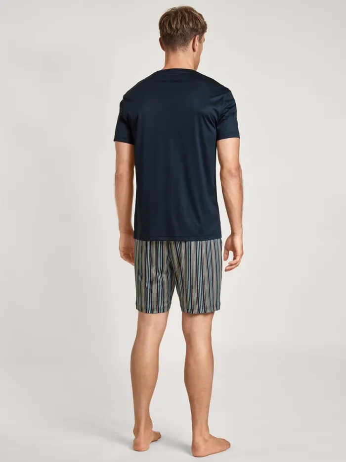 CALIDA Pyjamas Short Pyjamas Saphir Blue 8211 Men