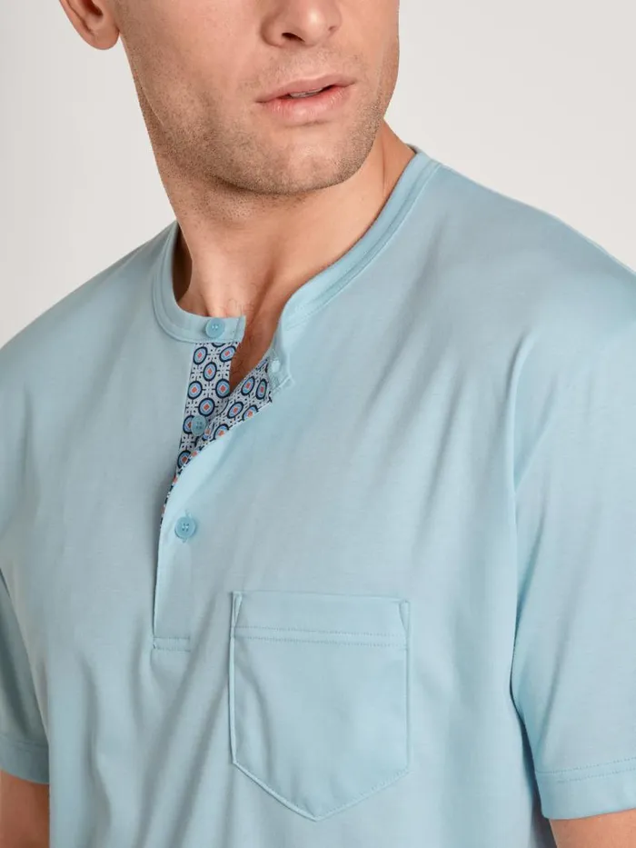 CALIDA Pyjamas Short Pyjamas Tempest Blue 8211 Men