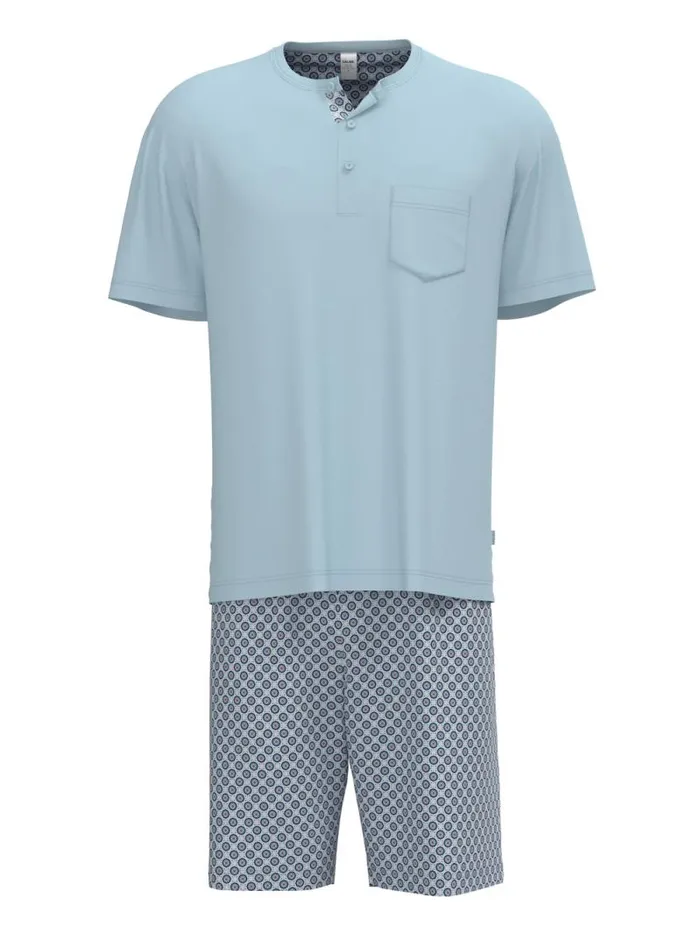 CALIDA Pyjamas Short Pyjamas Tempest Blue 8211 Men