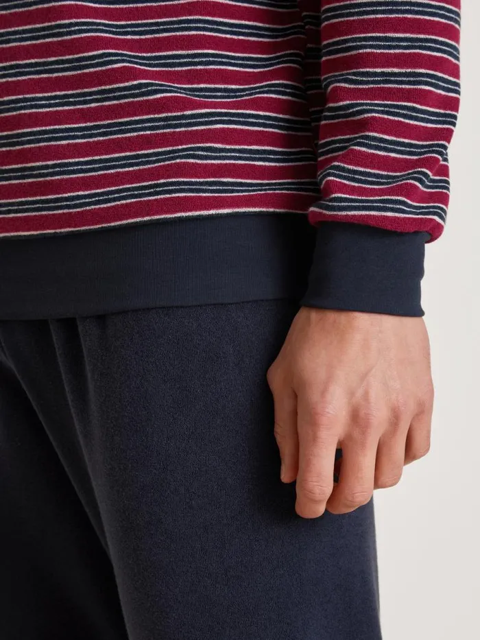 CALIDA Pyjamas Terry Pyjama With Cuff Mars Red 8211 Men