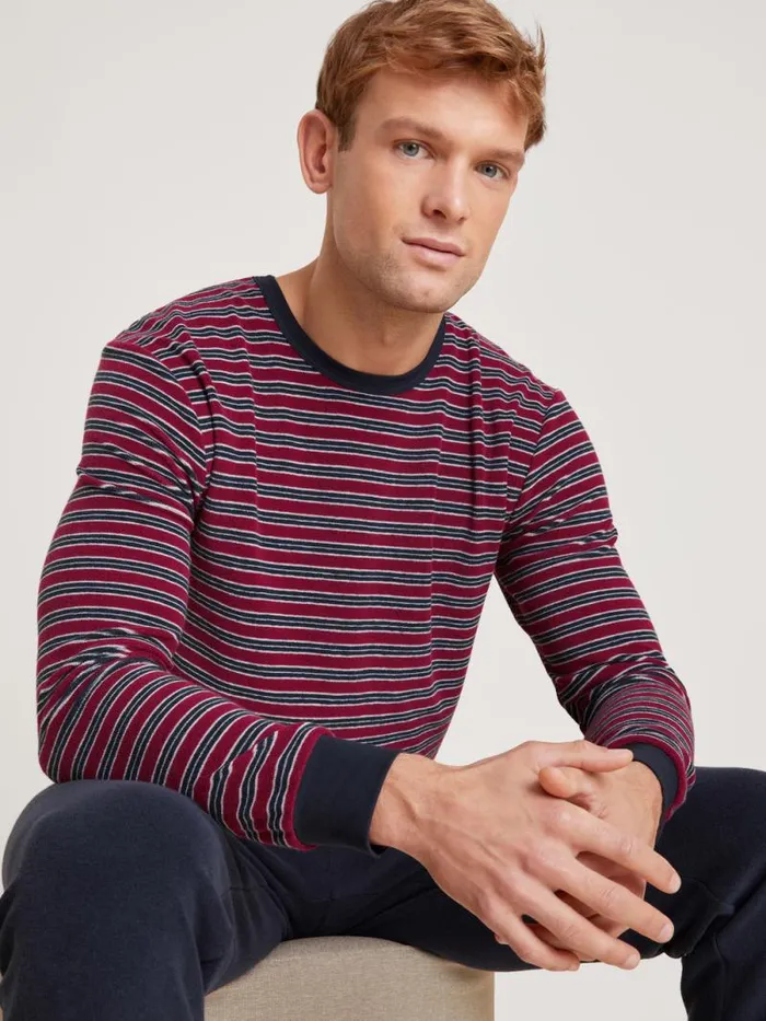 CALIDA Pyjamas Terry Pyjama With Cuff Mars Red 8211 Men