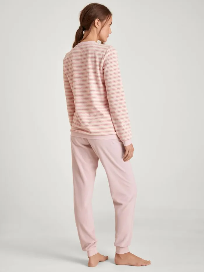 CALIDA Pyjamas Terry Pyjama With Cuff Peach Rose 8211 Women
