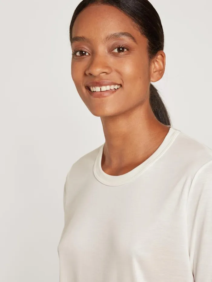 CALIDA Shirts Longsleeved Shirt Cradle To Cradle Certified Star White 8211 Women